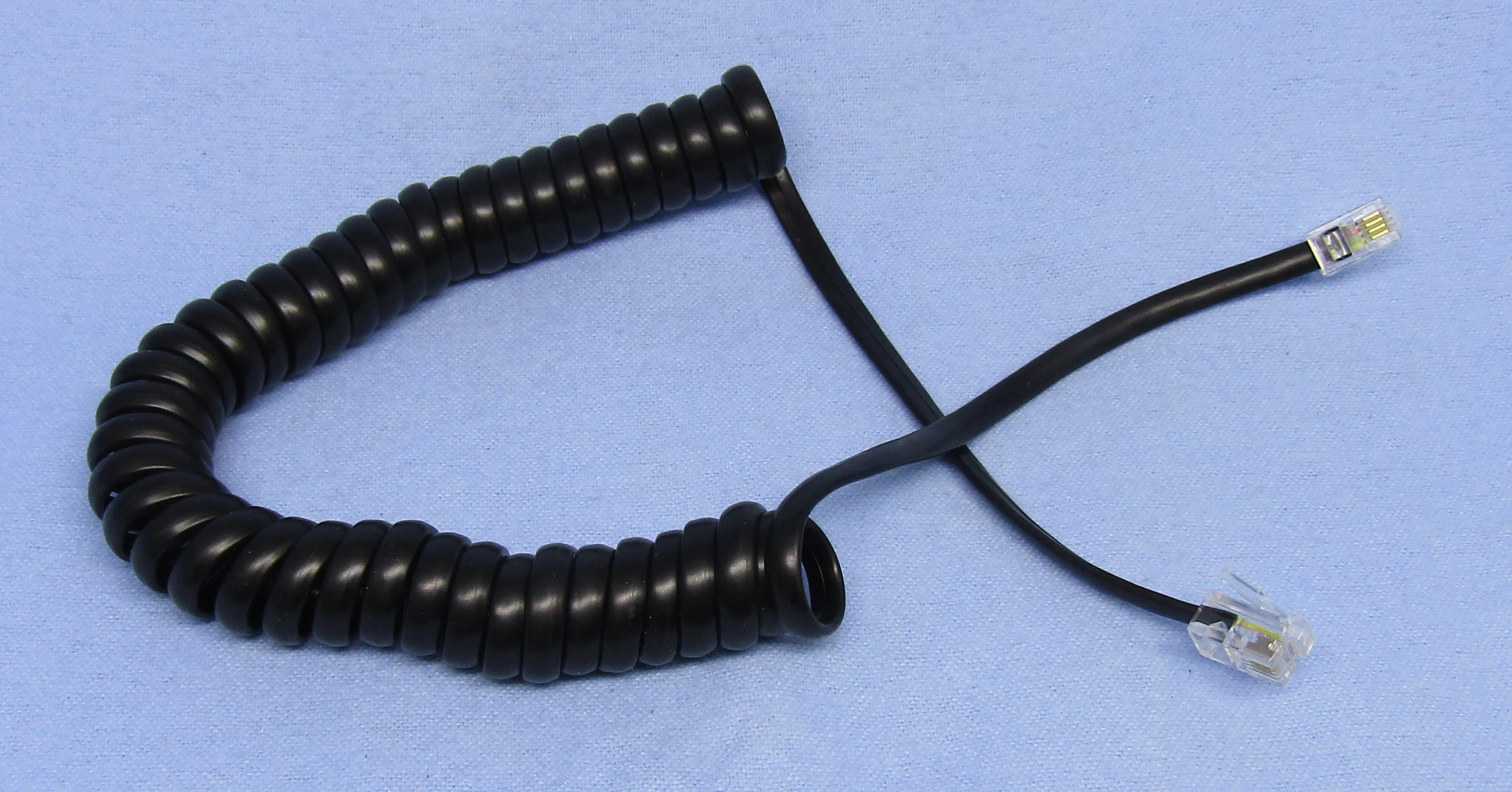 MOD PHONE CABLE-BLACK